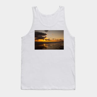 Winter sunrise off the coast of Northumberland Tank Top